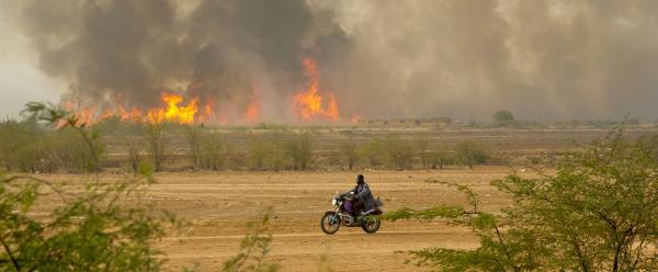 Bush fire in West Africa © R. Belmin, CIRAD